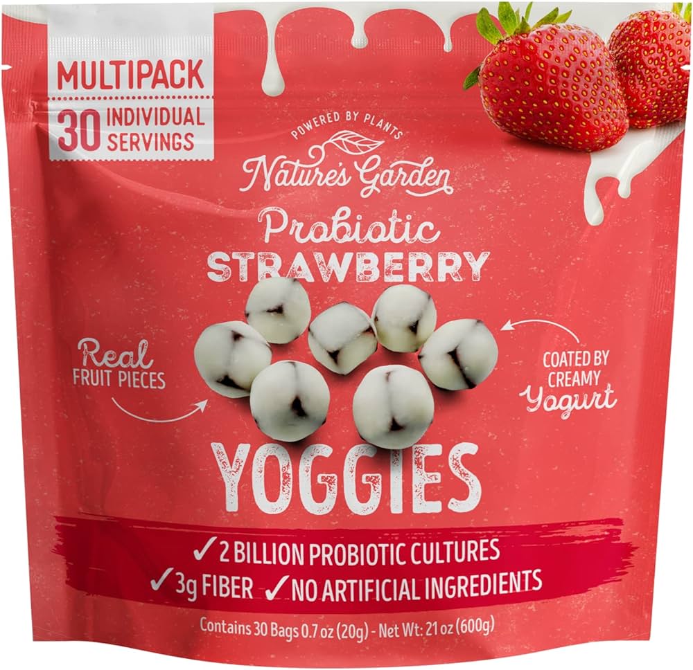 Natures Garden Strawberry Yoggies, 30 x 20g
