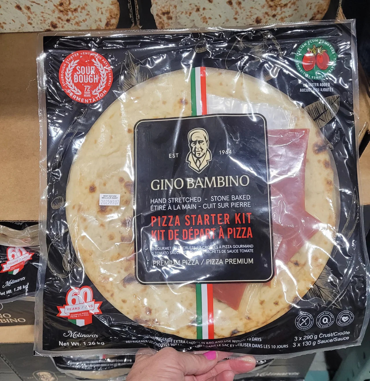 Molinaros Gino Bambino Stone Baked Pizza Kit