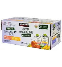 Kirkland Signature Organic Fruit & Vegetable Pouches