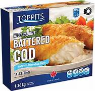 Toppits Wild Caught Battered Cod