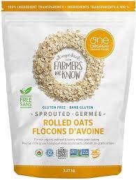 One Degree Organic Sprouted Rolled Oats, 2.27kg