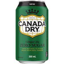 Canada Dry Ginger Ale Zero - Singles