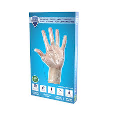 XL Sani Guard Clear Gloves 1 Pack