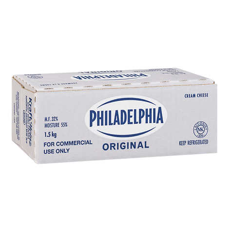 Philadelphia Regular Cream Cheese 1.5 kg
