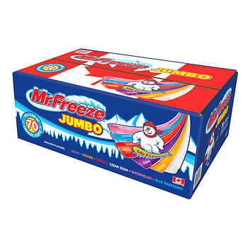 Mr. Freeze Jumbo Freeze Pops 70 × 150 mL