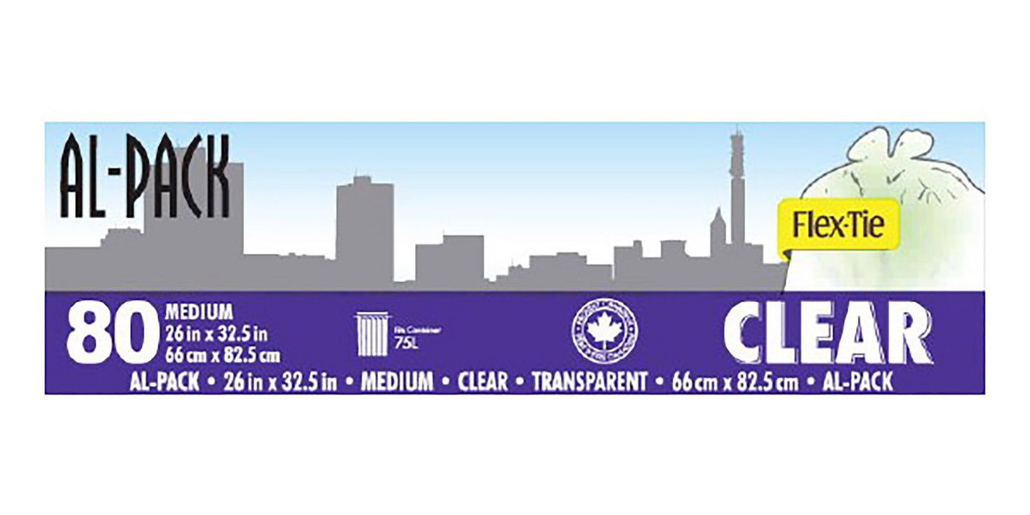 Al-Pack Clear Garbage Bags