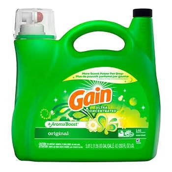 Gain Liquid Laundry Detergent 146 wash loads