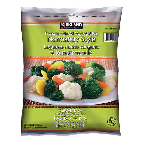 Kirkland Signature Frozen Mixed Vegetables 2.5 kg - Normandy Style
