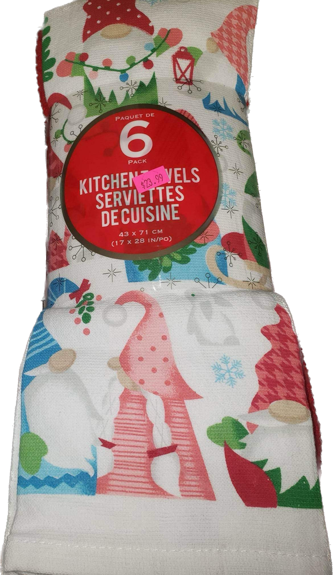 Holiday Kitchen Towel 6 pk