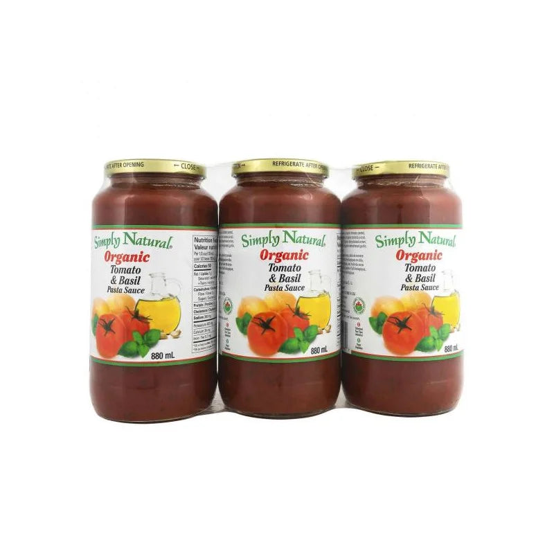 Simply Natural Organic Pasta Sauce 3 x 880 ml