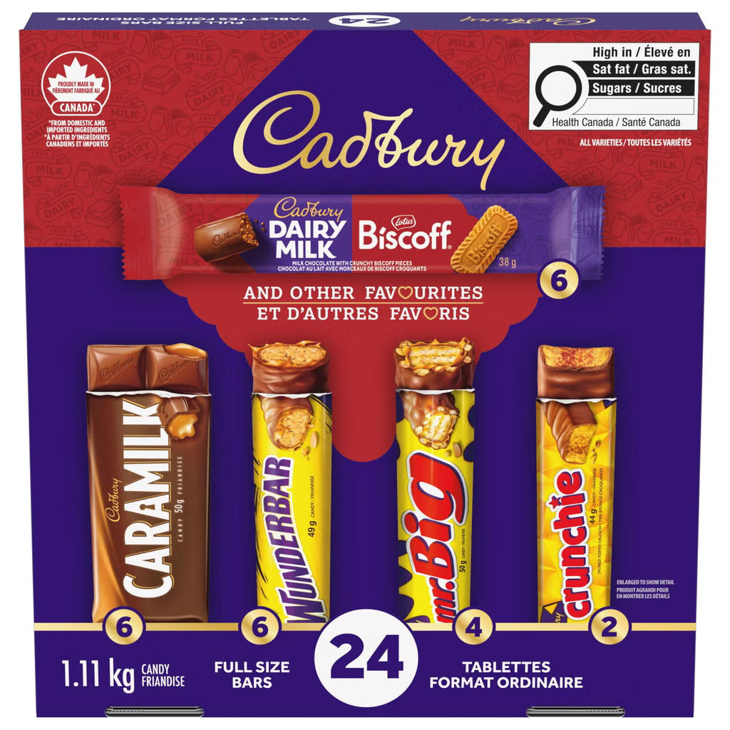 Cadbury Chocolate Bars Assorted