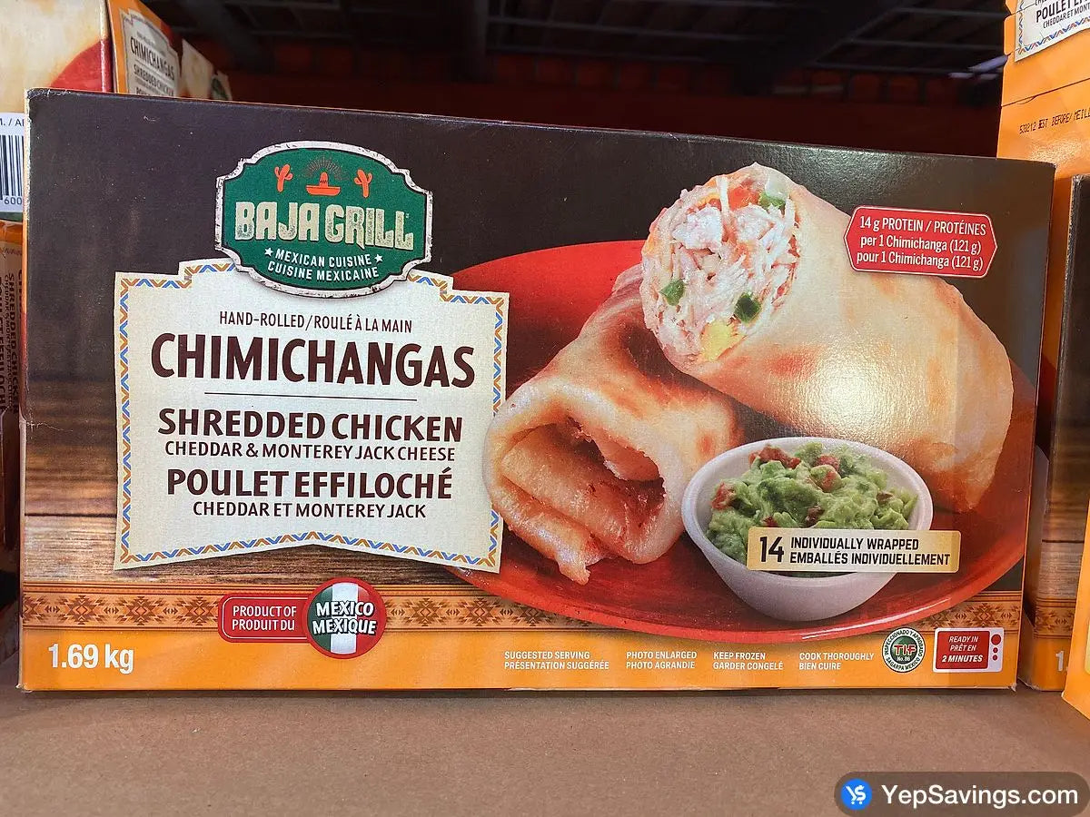 Baja Grill Chicken Chimichangas