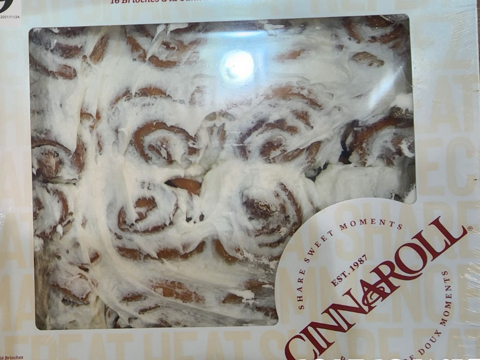 Cinnaroll Frosted Cinnamon Rolls, 16 pack