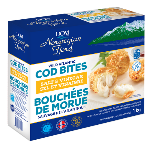 Dom Norwegian Fjord Cod Bites 1kg