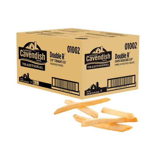 Cavendish Farms Frozen Double R Regular 3/8-in Straight Cut Fries
2.27KG