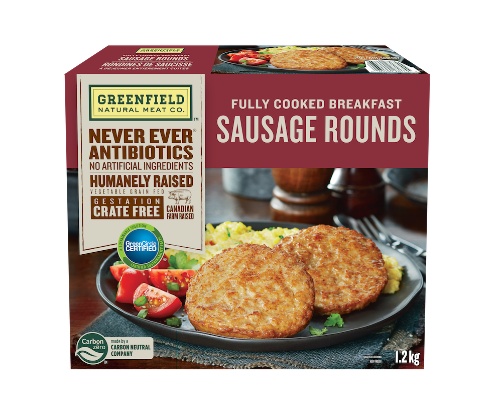 Greenfield Pork Sausage Rounds 1 2 kg