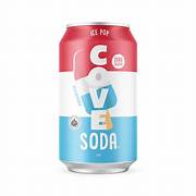 Cove Soda ( Ice Pop, Orange Cream & Blue Razz ) 24 Pack