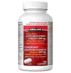 Kirkland Signature Acetaminophen  500mg 500 Caplets