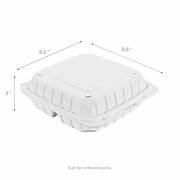 Resto 9" x 9" PP Hinged Container