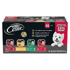 Cesar Wet Dog Food - 48 Count