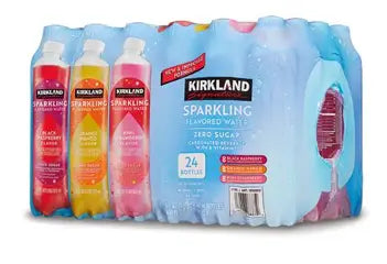 kirkland Signature Spakling Flavoured Water - Zero Sugar (24 Pack)