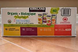 Kirkland Signature Organic Juice - 40 Variety  Pack