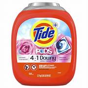 Tide Pods 4 in 1  with Downy April Fresh