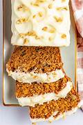 Carrot Walnut Loaf with Cream Cheese Icing