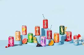 Cove Soda - Pineapple, Orange & Green Apple ( 24 Cans )