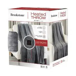 Berkshire Home Company - Heated Luxe Faux Fur Throw