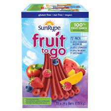 SunRype Fruit To Go, Fruit Strips, 72 × 14 g