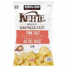 Kirkland Signature Kettle Brand Pink Salt Potato Chips, 907 g