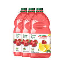 Org Strawberry Lemonade 3 x 1.89L*