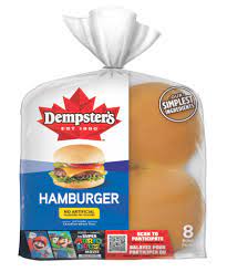 Dempsters Hamburger buns, 8 pack