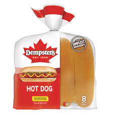 Dempster's Hot Dog Buns, 8 pack