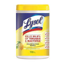 Lysol Wipes, 110 wipe pk