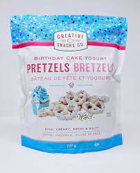 Creative Snacks Birthday Cake Yogurt Flavoured Pretzels, 737 g