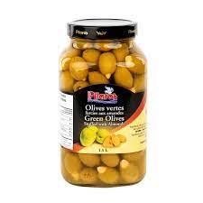 Pilaros Green Olives Stuffed with Almonds 1.5 L