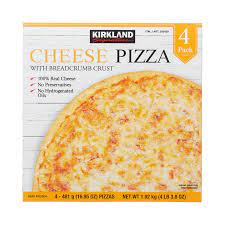 Kirkland Signature Frozen Cheese Pizza Pack of 4