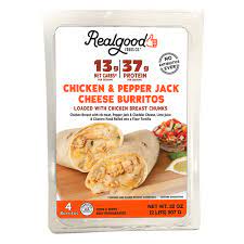 RealGood Chicken & Pepper Jack Cheese Burritos