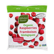Natures Touch Organic Frozen Raspberries