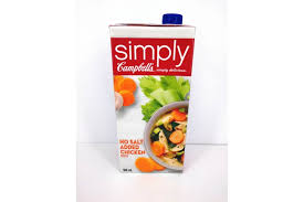 Simply Campbell’s No Salt Added Chicken Broth 946ml