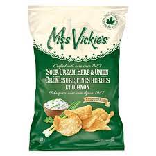 Miss Vickie's Sour Cream, Herb & Onion 572g