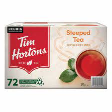 Tim Hortons Steeped Tea Single Serve K-Cup Pods, 72-count