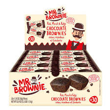 Mr. Brownie Chocolate Brownies, 30 × 50 g