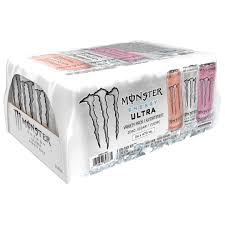 Monster Energy Drink Ultra Zero Sugar Variety 473 mL 24-pack