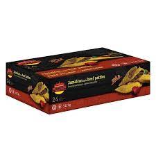 Patty King Frozen Jamaican Patties Pack of 24