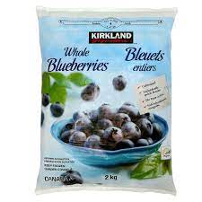 Kirkland Signature Grade A Frozen Whole Blueberries 2 kg