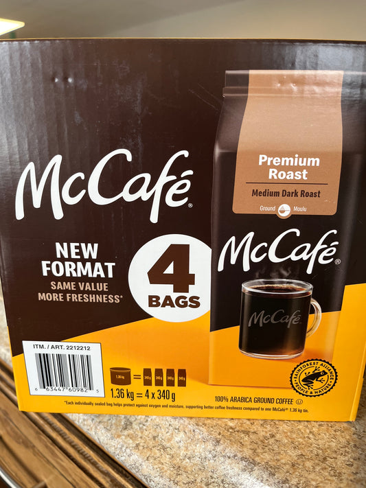McCafe Premium Roast - Medium Dark Roast ( 4 Bags )