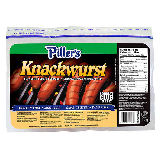 Piller’s Knackwurst Sausage 1 kg